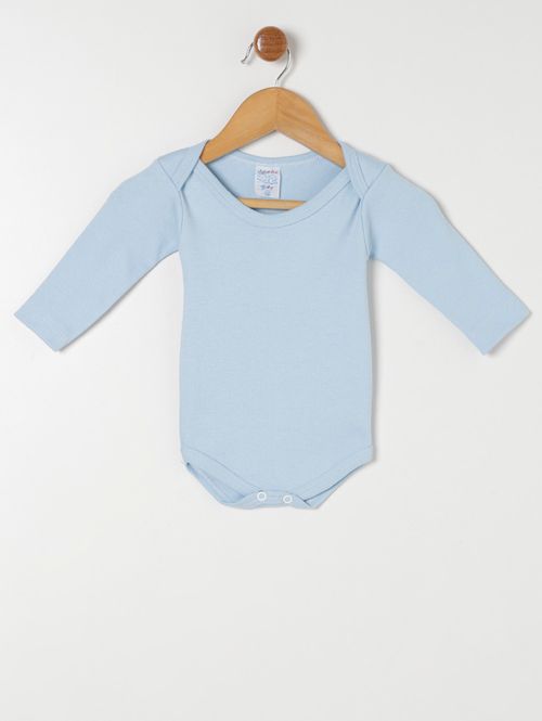 Body Infantil Para Bebê- Azul