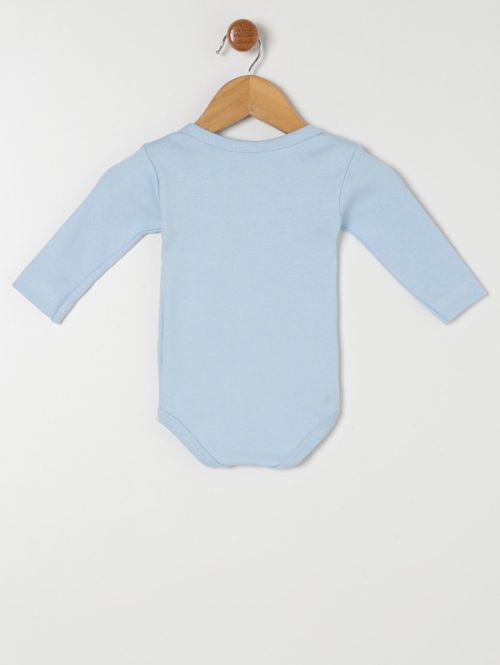 Body Infantil Para Bebê- Azul