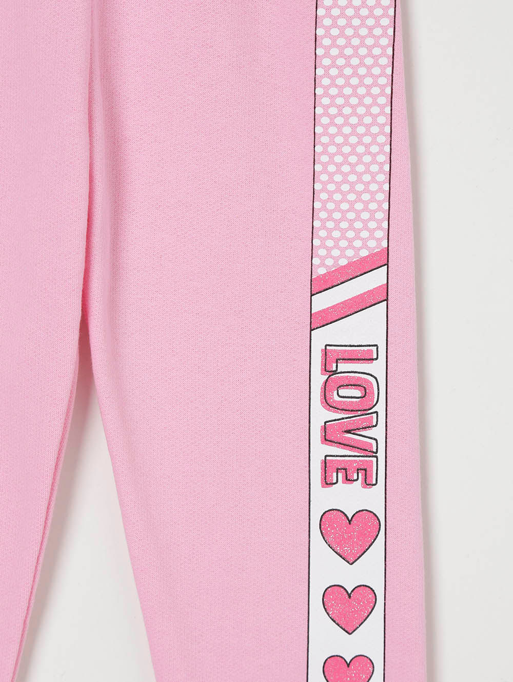 Conjunto Livy Em Moletom Hello Love + Calça