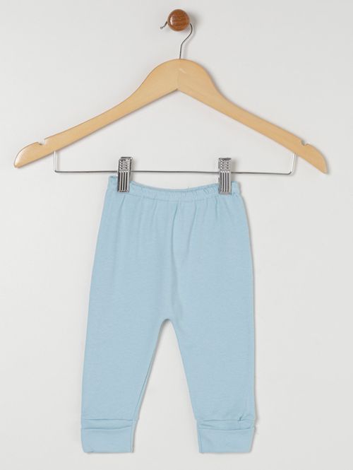 Pijama Ceroulinha Suedine Infantil Para Bebê - Azul