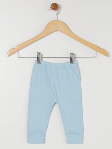 Pijama Ceroulinha Suedine Infantil Para Bebê - Azul