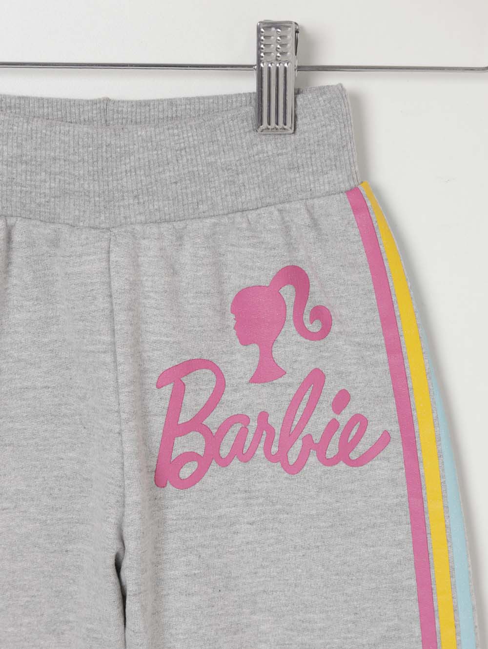 Calça Infantil Jogger Estampa Barbie Rosa