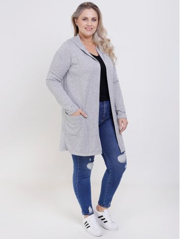 Blusa Manga 3/4 Autentique Plus Size Feminina Preto