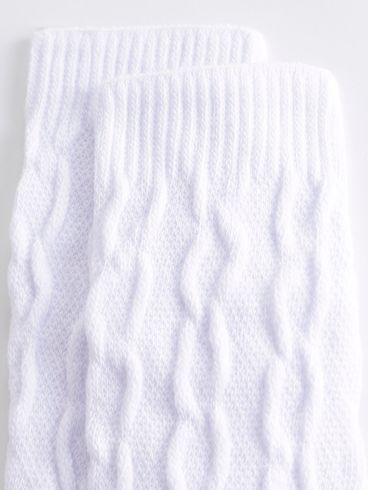 Meia Aeróbica Feminina Branco