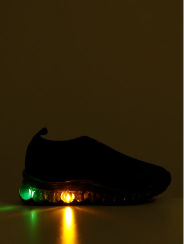 Tênis Led Bibi Infantil para Menino - Preto/Cinza