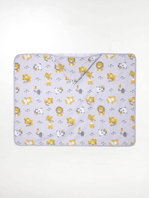 Jogo de Banho Infantil Para Bebê - Cinza