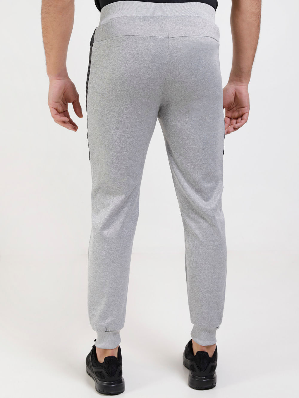 CALÇA JOGGER WAIST - Cinza-claro