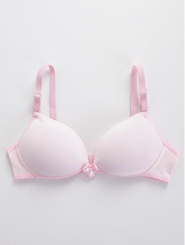 Sutiã com Bojo Juvenil Para Menina - Rosa