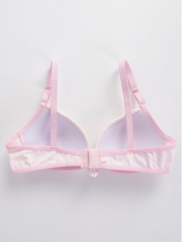 Sutiã com Bojo Juvenil Para Menina - Rosa