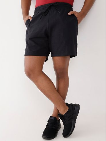 Bermuda Lisa Masculina Preto