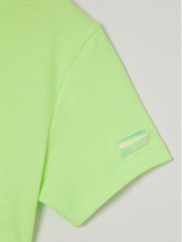 Blusa Manga Curta Juvenil Para Menina - Verde