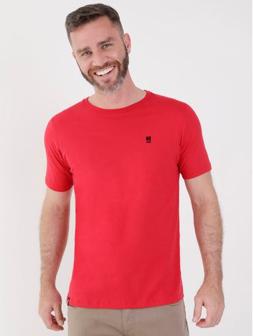 Camiseta Manga Curta No Stress Masculina Rosa