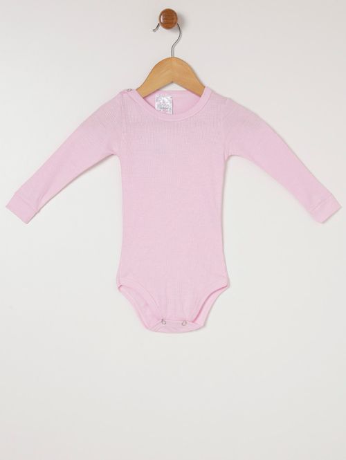 Pijama Longo Infantil Para Bebê - Rosa