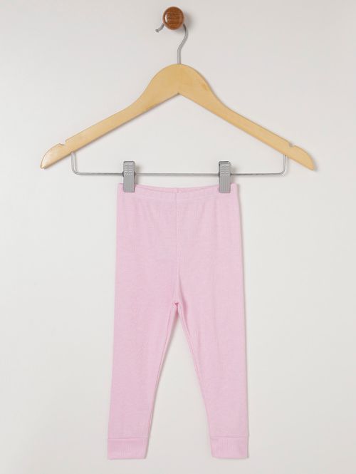 Pijama Longo Infantil Para Bebê - Rosa