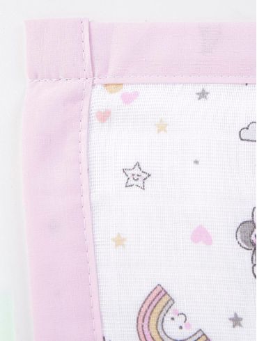 Naninha Disney Infantil Para Bebê - Rosa