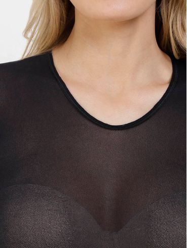Blusa Segunda Pele Fio 60 Loba Feminina Preto
