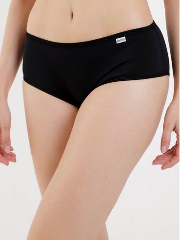 Kit com 02 Calcinhas Altas DelRio Femininas Rose/Preto