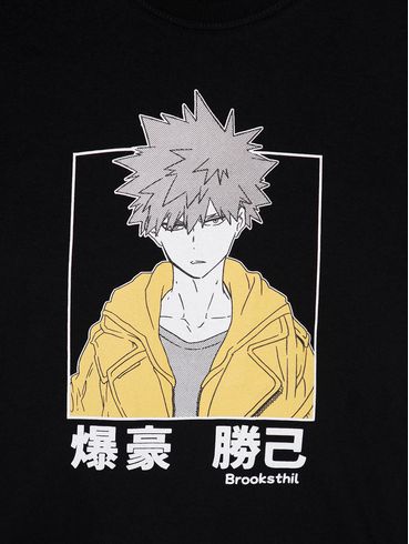 Camiseta Manga Curta Juvenil Para Menino - Preto