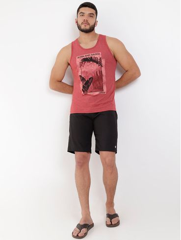 Camiseta Regata Masculina Vermelho