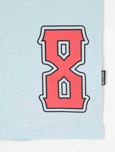 Camiseta Manga Curta Juvenil Para Menino - Azul