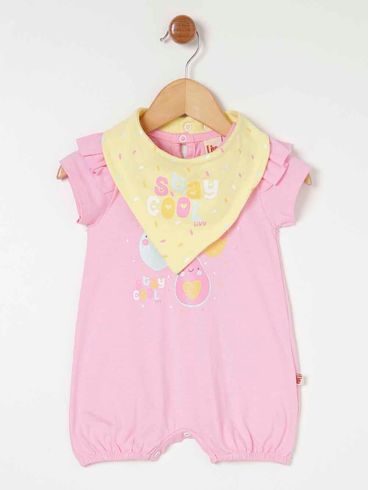 Macacão Infantil Para Bebê- Rosa