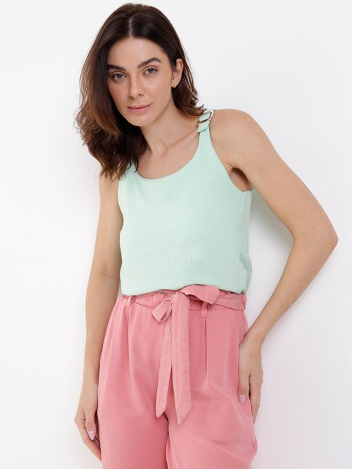 Blusa Regata Feminina Verde