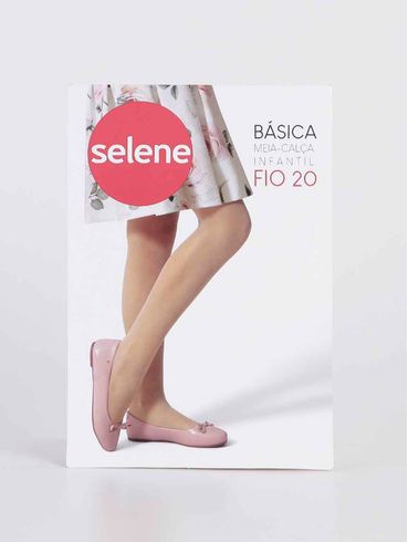 Meia-Calça Selene Infantil Para Menina - Rosa