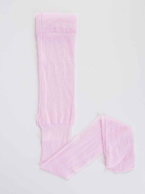 Meia-Calça Selene Infantil Para Menina - Rosa