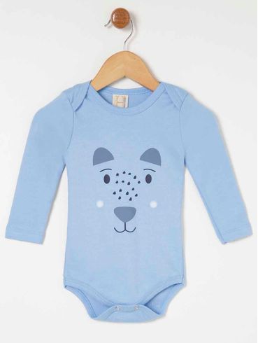 Pijama Infantil Para Bebê Menino - Azul