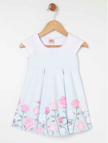 Vestido Infantil Para Bebê- Verde