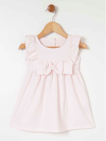 Vestido Flik Infantil Para Bebê Menina - Rosa