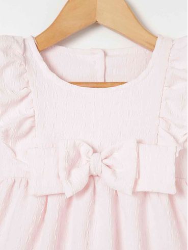 Vestido Flik Infantil Para Bebê Menina - Rosa