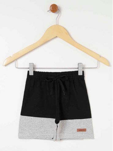Bermuda Infantil Para Menino - Preto
