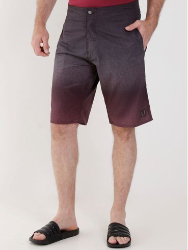 Bermuda de Tecido Masculina Preto