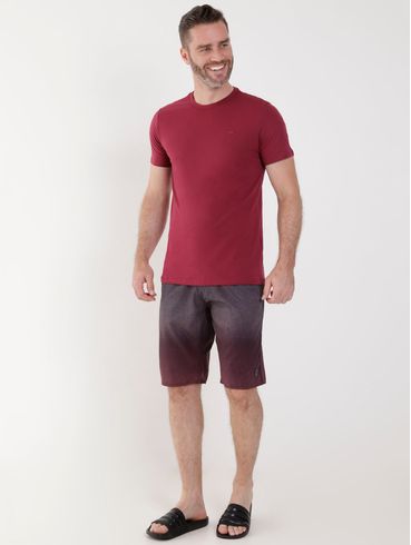 Bermuda de Tecido Masculina Preto