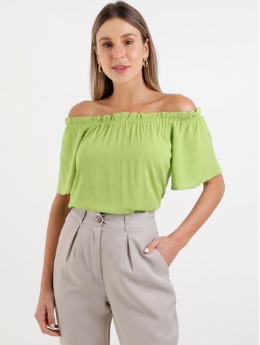 Blusa Ciganinha Feminina Verde