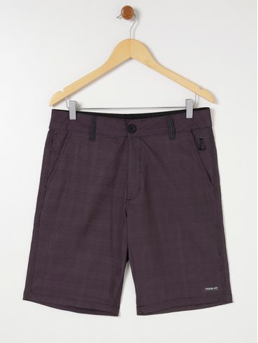 Bermuda de Tecido Federal Art Masculina Chumbo