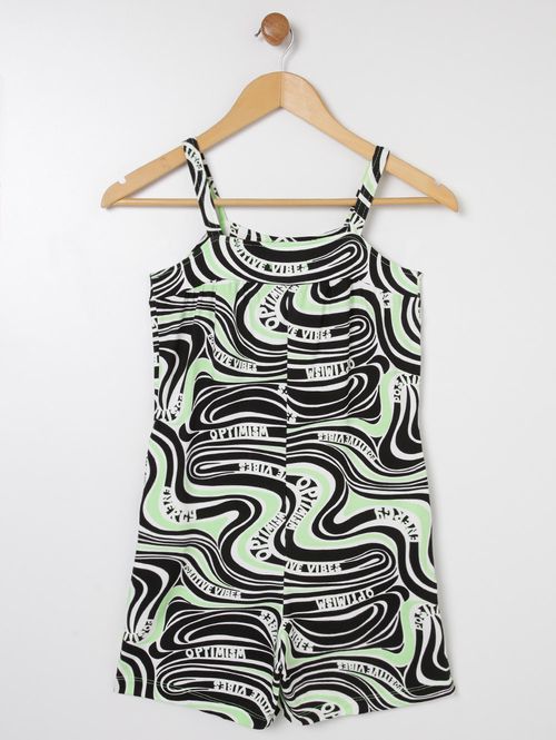 Macaquinho Juvenil Para Menina - Verde