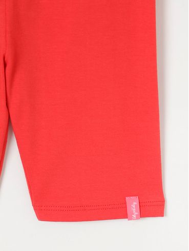 Bermuda Infantil Para Menina - Vermelho