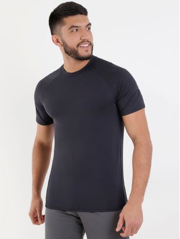 Camiseta Manga Curta Masculina Preto