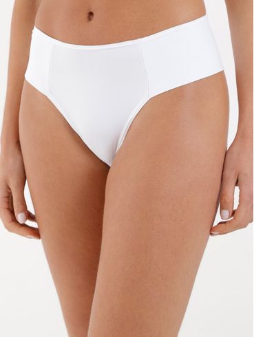 Kit com 02 Calcinhas Altas Feminino Branco/Preto