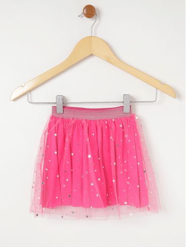 Saia Infantil Para Menina - Rosa Pink