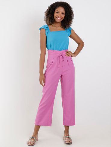 Blusa Regata Feminina Azul