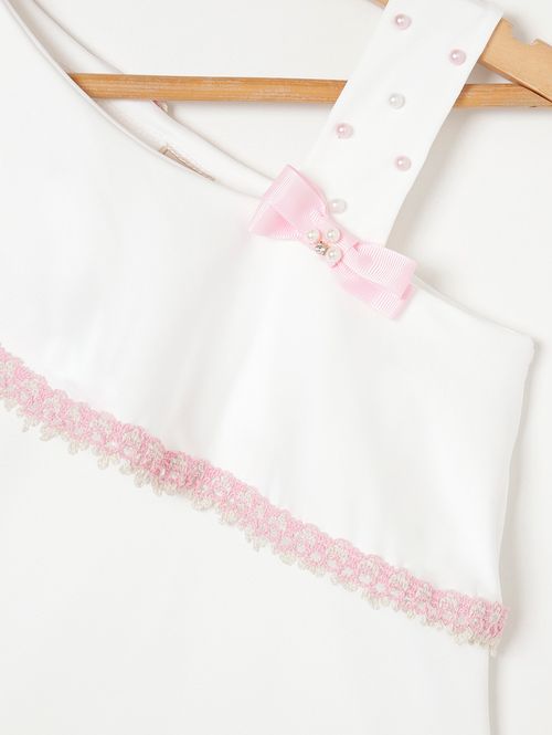 Body Infantil Para Menina - Off white