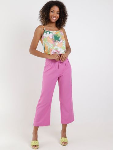 Blusa Regata Cropped Feminina Verde