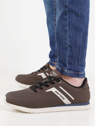 Tênis Casual Mormaii Urban Jogger Masculino Marrom