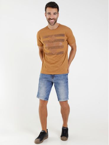 Bermuda Jeans Zune Masculina Azul