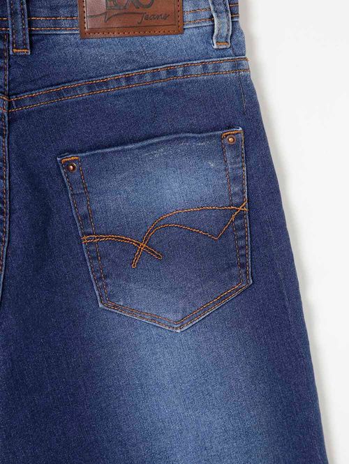 Bermuda Jeans Feminina Azul