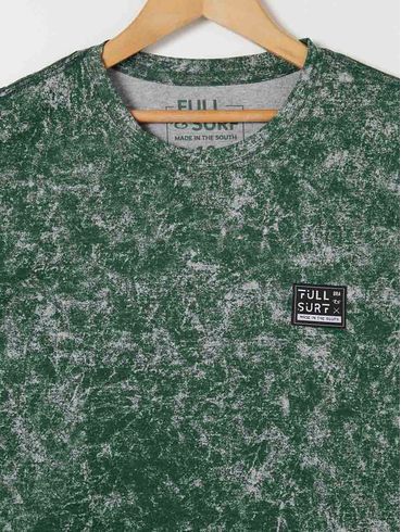 Camiseta Full Surf Juvenil Para Menino - Verde