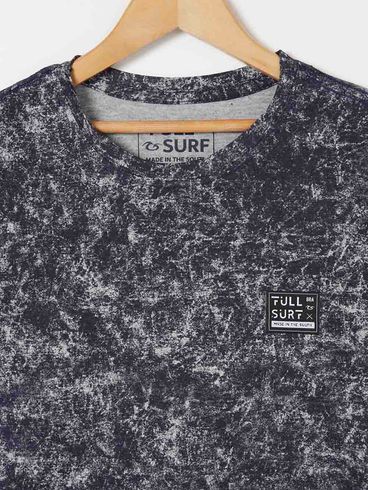 Camiseta Full Surf Juvenil Para Menino - Azul Marinho